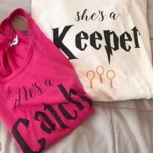 Harry Potter Couples T-Shirts! WORN ONCE.